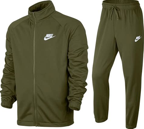 nike trainingspak heren groen|Nike joggingpak.